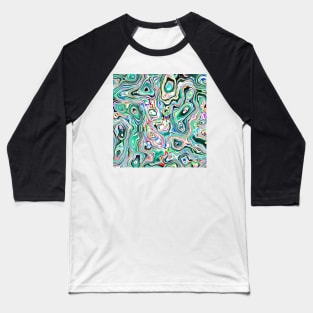 Abalone - Original Abstract Design Baseball T-Shirt